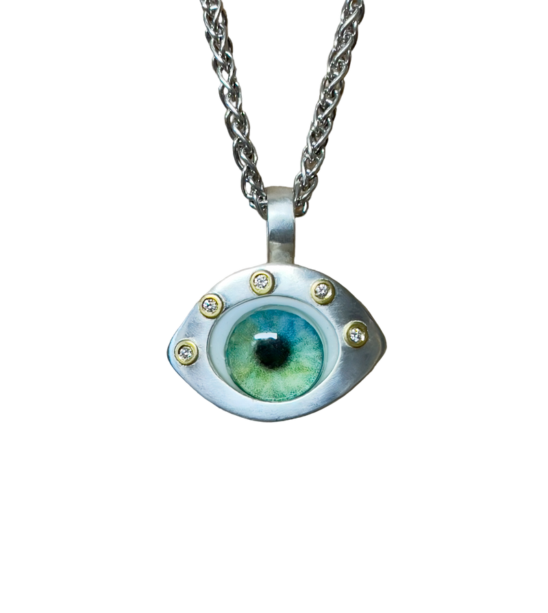 Medium Eye Pendants-Brooklyn Eye Candy | Handmade One Of A Kind and Limited Edition Jewelry